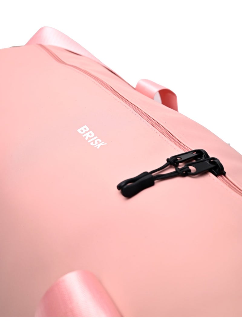 بريسك شنطة جيم كبيرة ضد الماء للرجال والنساء – مزودة بجيب للأحذية، مثالية للرياضة والسفر - Image 3